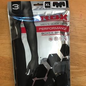 Reebox men’s quick dry performance boxer briefs